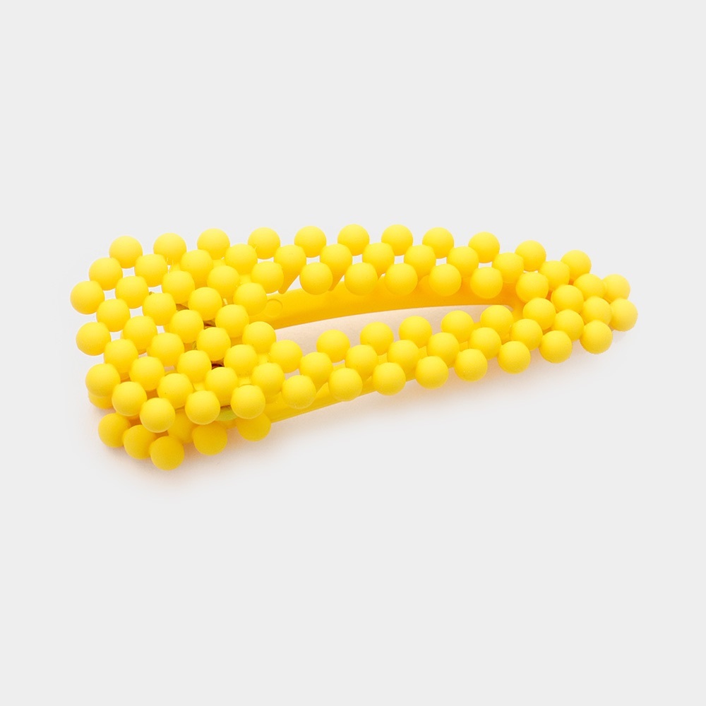 Bubble Snap Hair Clip...Color: Mustard...New
